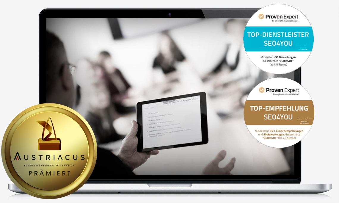 Ihr SEO-Erfolg ist unser Erfolg. seo4you SEO Agentur Wien Burgenland Oberwart